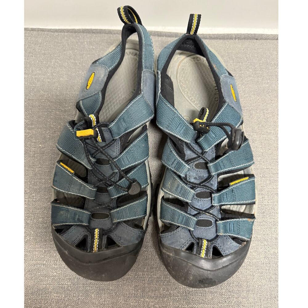 KEEN Newport H2 Waterproof Sandals Outdoor Hiking Sport Shoes Blue Gray Men  11